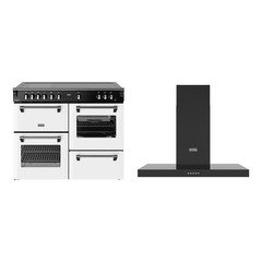 Stoves DX RCA RICH 110Ei RTY IWH 110cm Induction Range Cooker, Ice White, A Rated
