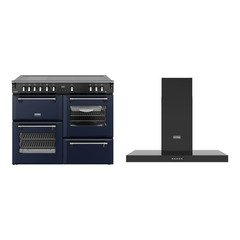 Stoves DX RCA RICH 110Ei RTY MBL 110cm Induction Range Cooker, Midnight Blue, A Rated