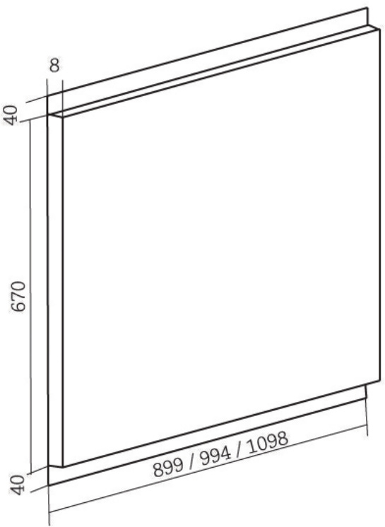 Rangemaster Universal LEISP90SS 90cm Splashback Stainless Steel (63000) Marks Electrical