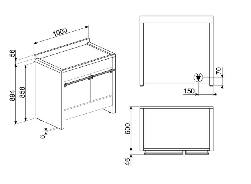 Buy Smeg Opera A2PYID81 100cm Electric Induction Range Cooker Stainless Steel Marks Electrical