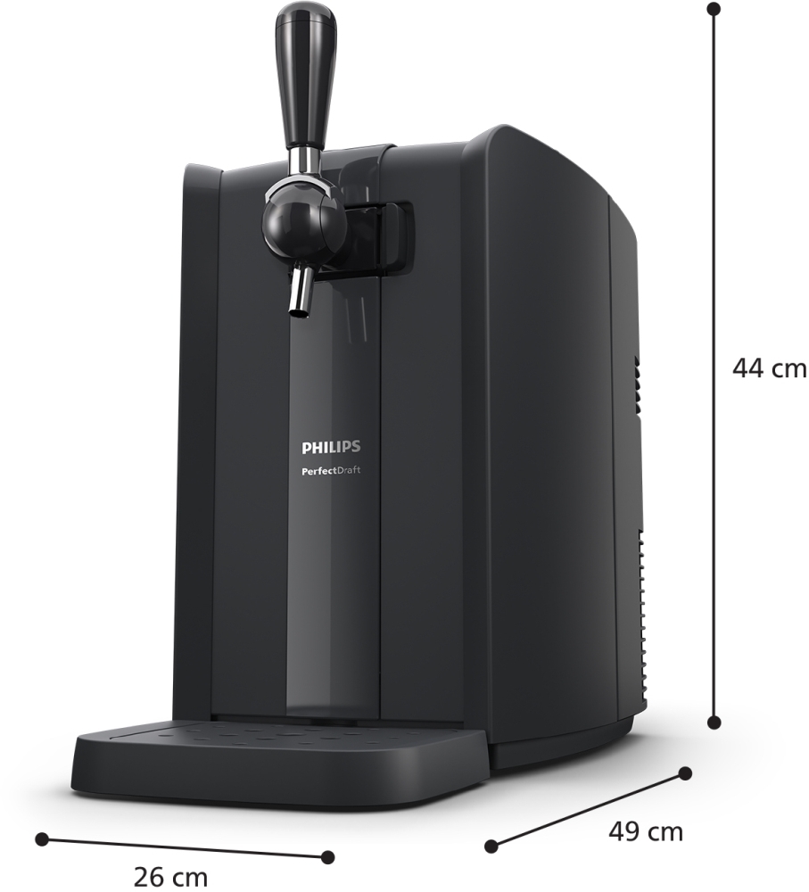 Philips HD3761/60 Perfect Draft Beer Machine, Black Marks Electrical