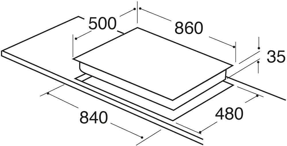 Buy CDA HG9321SS 6 Burner Gas Hob Stainless Steel Marks Electrical
