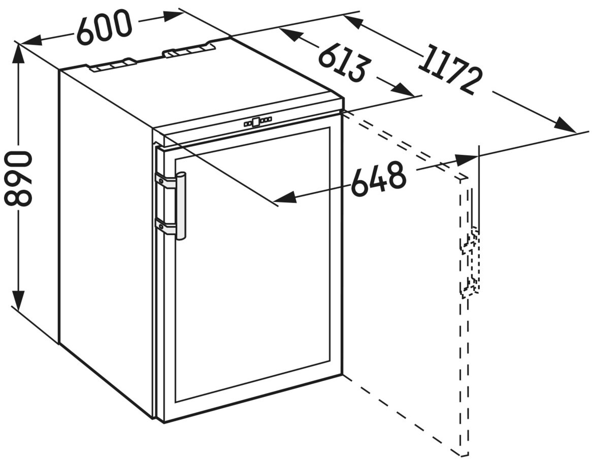 Liebherr WKb1812 Wine Cooler, Black, G Rated Marks Electrical