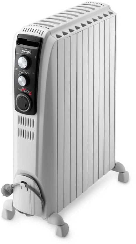 Buy DeLonghi TRD41025T Dragon 4 Oil Filled Radiator 2.5kW with Mechanical  Timer (0110616316) | Marks Electrical