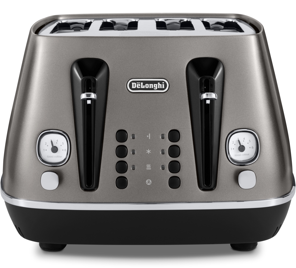 Buy DeLonghi CTIN4003.TB Distinta X 4 Slice Titanium Stainless Steel Toaster (0230140127