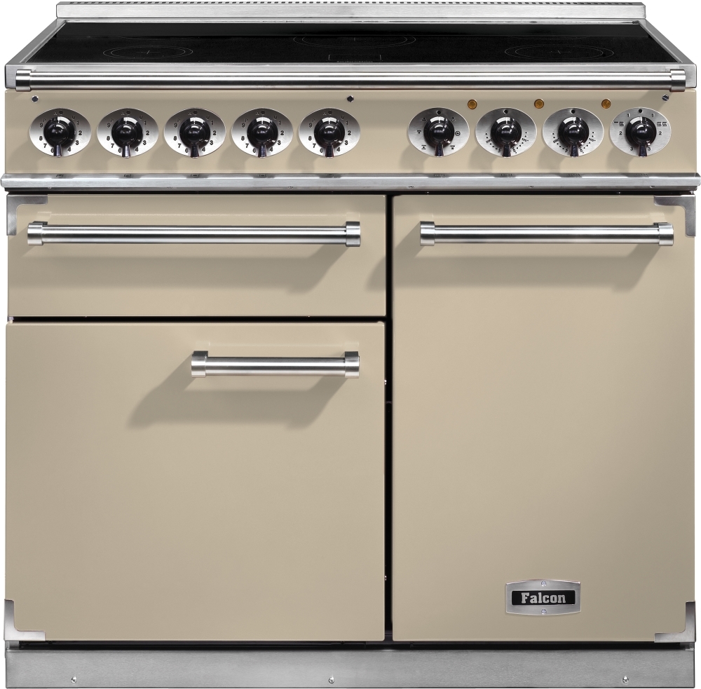 Buy Falcon 1000 Deluxe Induction Cream Chrome 100cm Electric Induction
