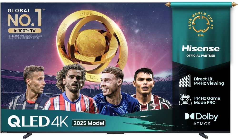 Hisense 100E78QTUK PRO 100" QLED Smart Television