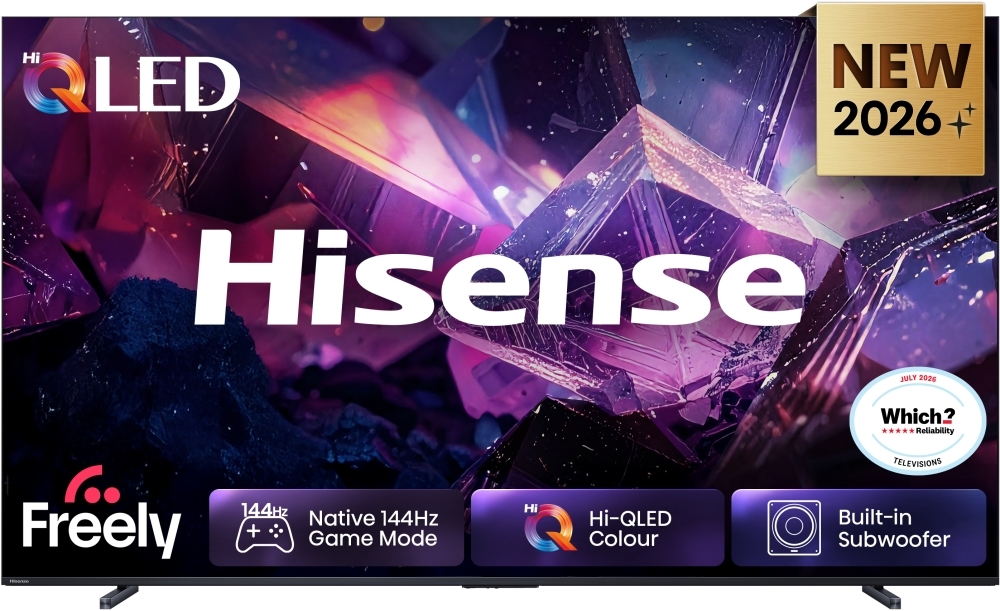 Hisense E7s Pro 100" Qled 4K Hdr Smart Tv With Freely - 100E7stuk Pro, Black,Silver/Grey - Image 2
