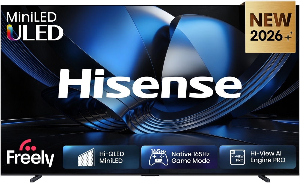 Hisense 100" Uled Mini Led Smart Tv, 4K Ultra Hd, F Rated Grey 100U7stuk