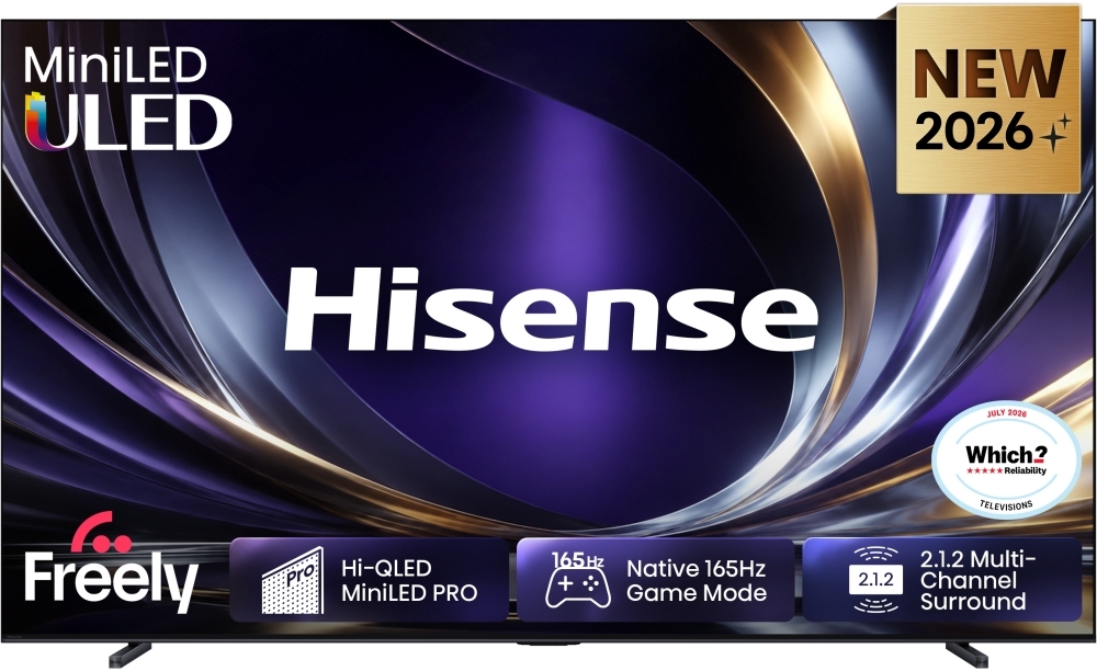 Hisense 100U7STUK PRO 100 Inch 4K Ultra HD ULED Mini LED Smart TV Grey