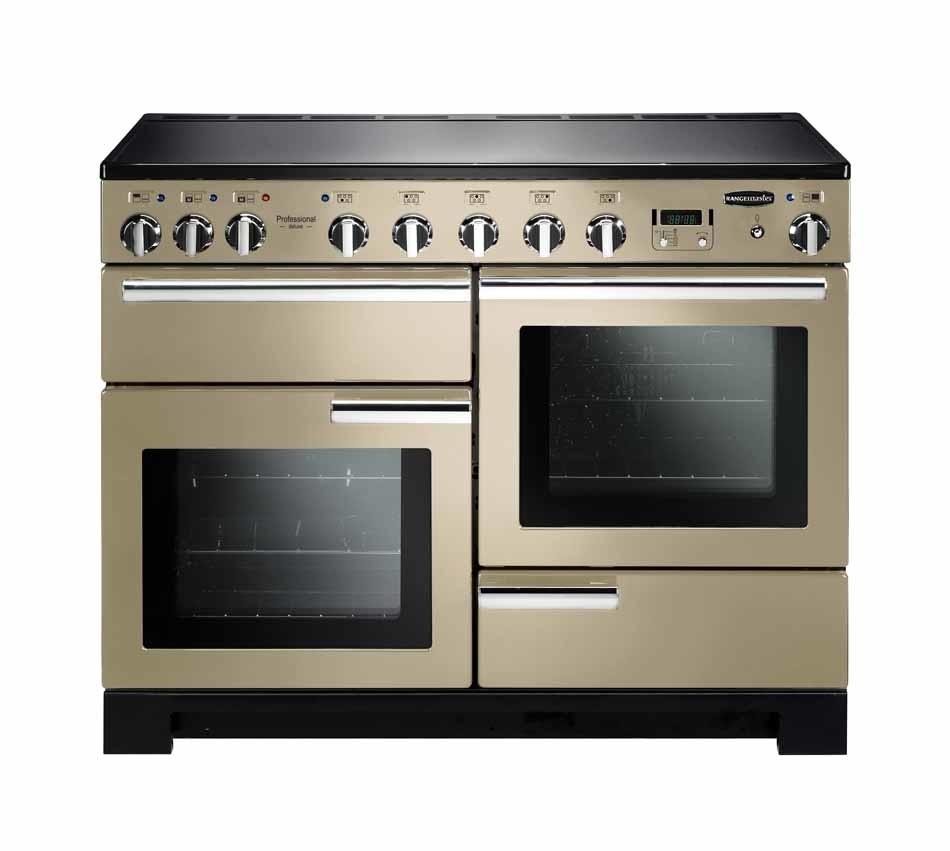 Rangemaster Professional Deluxe PDL110EICR/C 110cm Induction Range Cooker Cream, A Rated