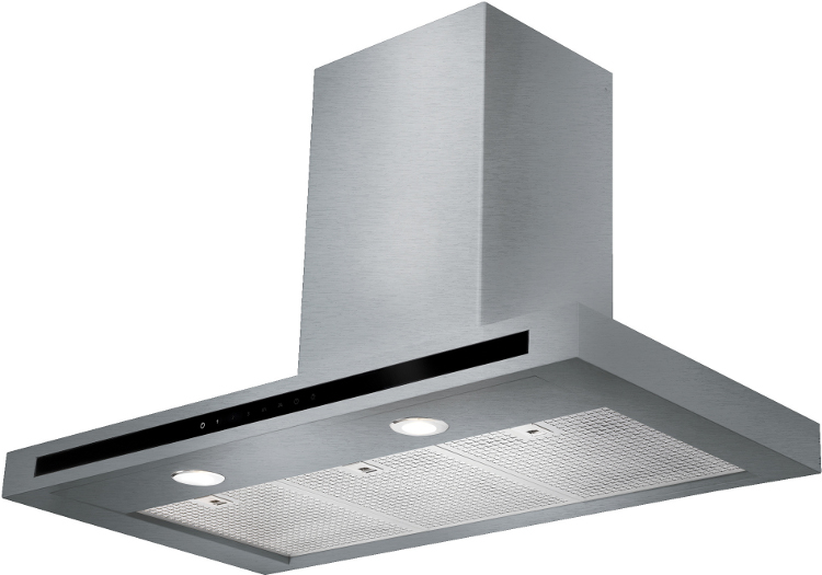 Rangemaster Hi Lite HLTHDS90SS 90cm Chimney Cooker Hood Flat Stainless Steel, B Rated