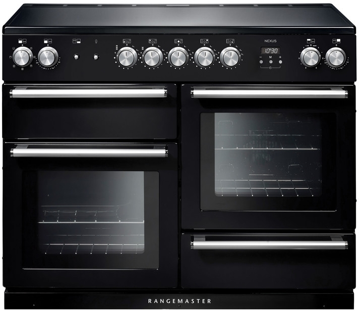 Rangemaster Nexus NEX110EIBL/C 110cm Induction Range Cooker Black, A Rated