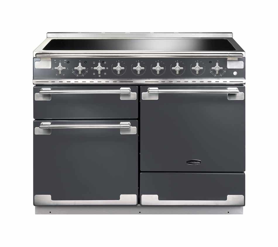 Rangemaster Elise 110cm Induction Range Cooker - Slate / Brushed Nickel ELS110EISL Elise Slate / Brushed Nickel