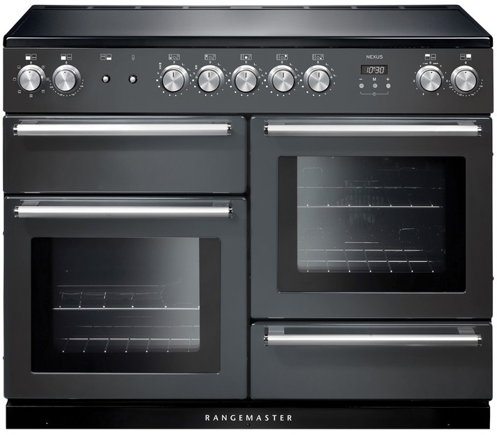 Rangemaster Nexus NEX110EISL/C 110cm Induction Range Cooker Slate, Black, A Rated