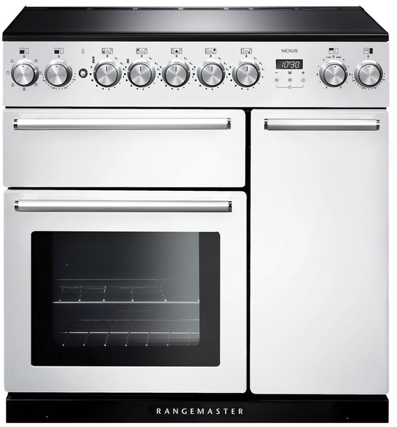 Buy Rangemaster NEX90EIWH/C Nexus 90 Induction White 90cm Induction