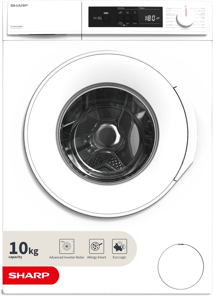 Sharp ES-NFA014BWNA-EN Washing Machine