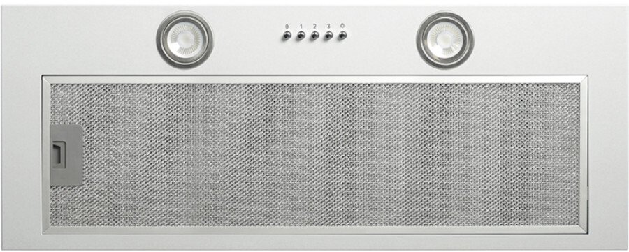 CDA CCA72SI Canopy Cooker Hood - 700mm Width - 220 m3/h Extraction - Silver CCA72SI