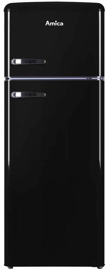 Amica Black Fdr2213b Static Fridge Freezer