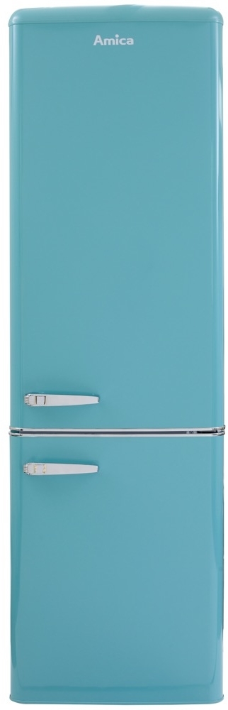 Amica FKR29653DEB Freestanding Fridge Freezer - Blue - 244L Total Capacity FKR29653DEB