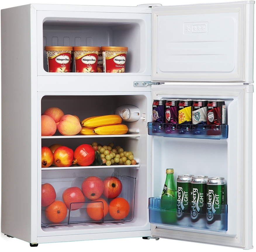 Amica FD1714 Static Fridge Freezer, 80/20, White, E Rated, Freestanding, 1194468