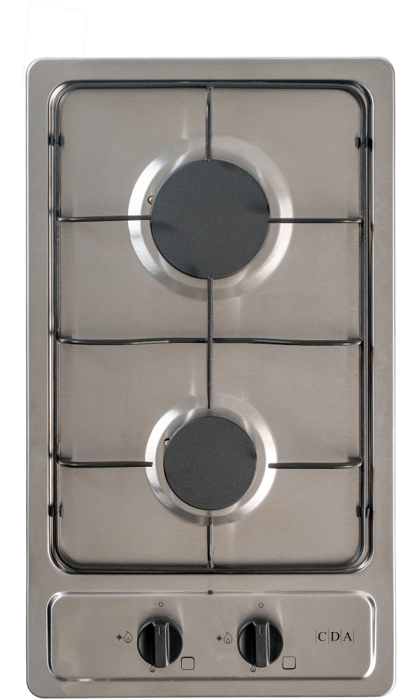 CDA SCGO30SS Domino Hob - 2 Gas Burners - Rotary Controls SCGO30SS