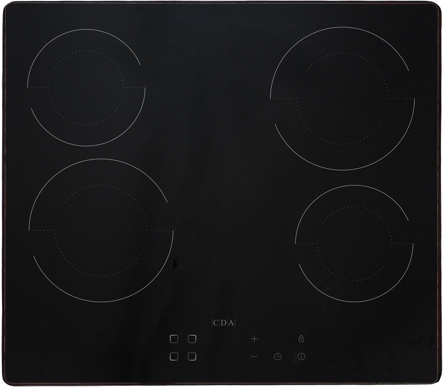 Cda 60Cm 4 Zone Ceramic Hob SCC060FR - Image 4