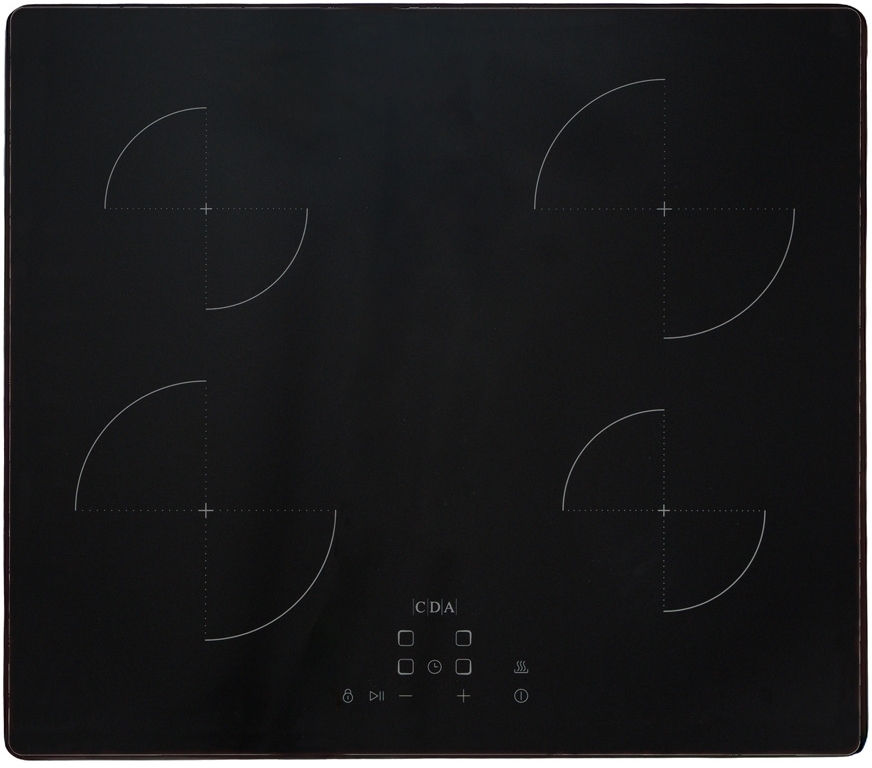 Cda 4 Zone Scn060fr 59Cm Induction Hob - Black - Image 3