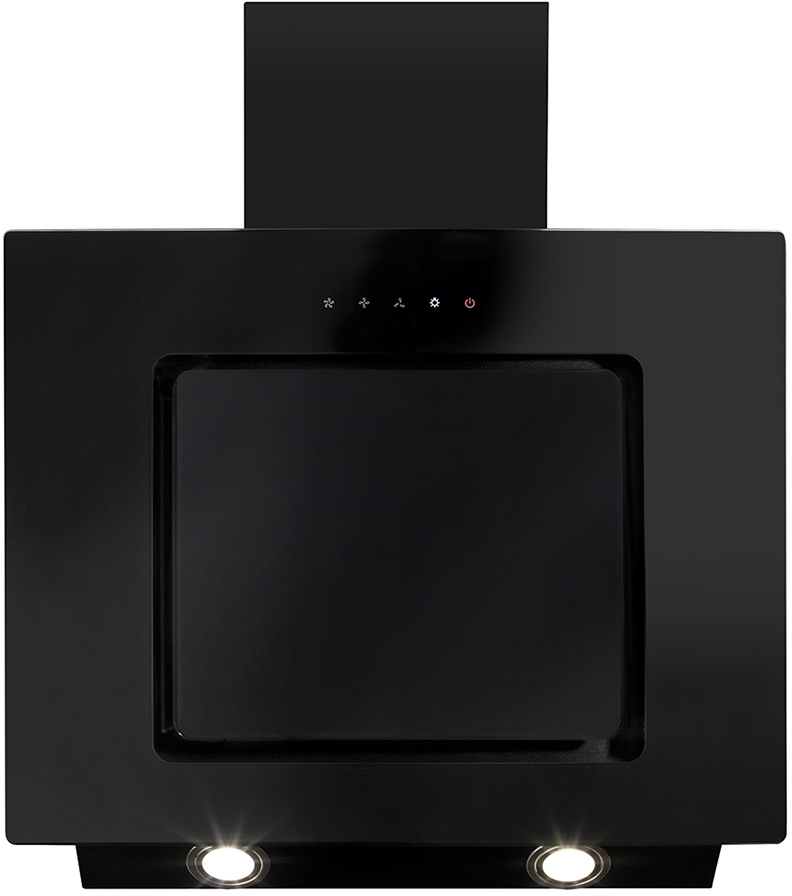 Cda Black Eva60bl Chimney Cooker Hood 60Cm