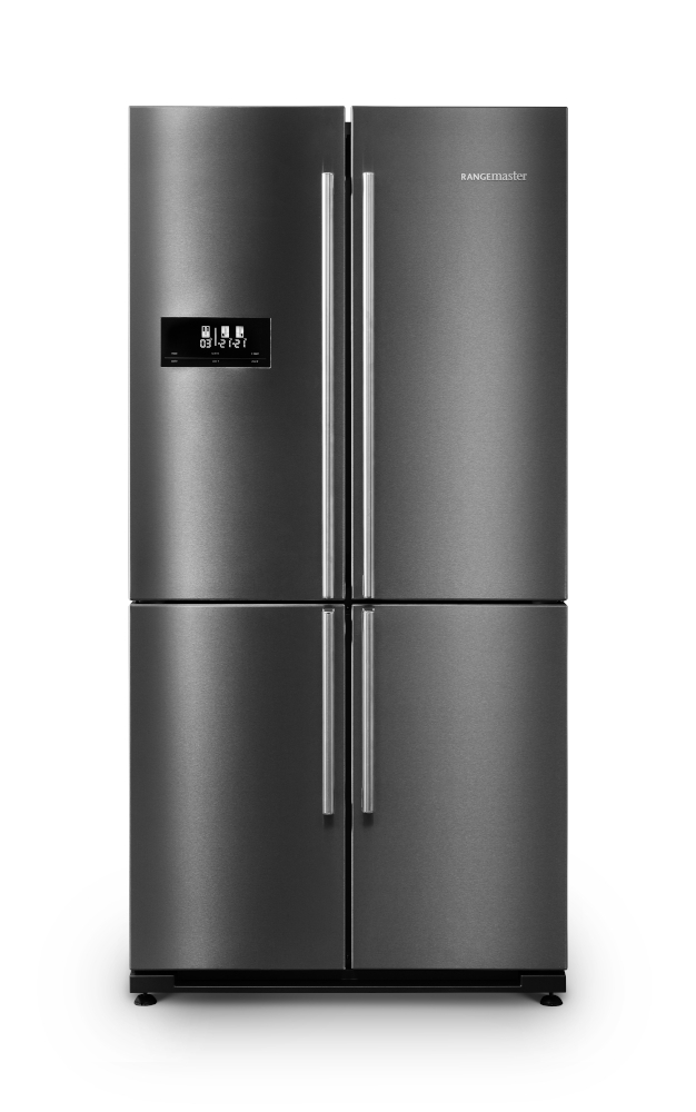 Rangemaster SXS RSXS18DI/C American Fridge Freezer - Dark Silver - A+ Rated