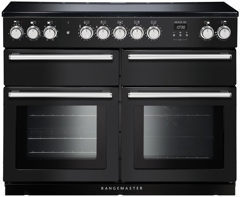 Rangemaster Nexus SE 110cm Induction Range Cooker - Charcoal Black / Chrome - NEXSE110EICB/C NEXSE110EICB/C Nexus SE Charcoal Black / Chrome