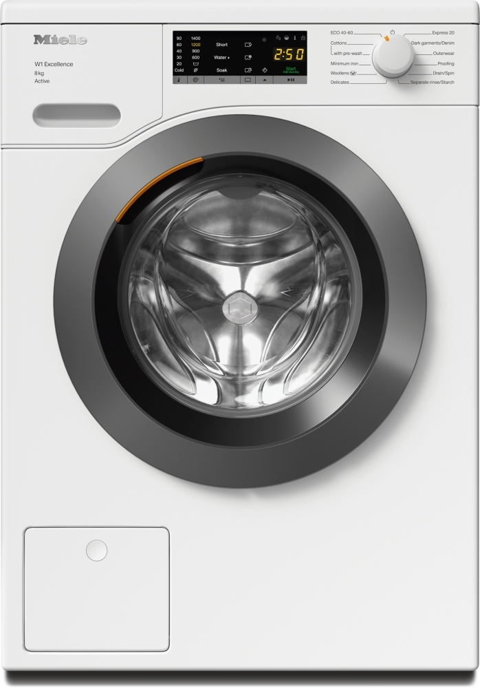 Miele - WEA125 WCS - Freestanding Washing Machine - 8kg - 1400 Spin - White WEA125 WCS