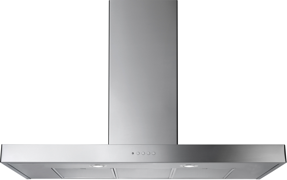 Rangemaster UHDF90SS 90cm Chimney Cooker Hood Stainless Steel 610 m³/h UHDF90SS Flat Stainless Steel