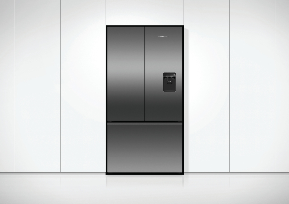 Buy Fisher & Paykel French Door RF540ANUB5 American Fridge Freezer (26558) Black Stainless