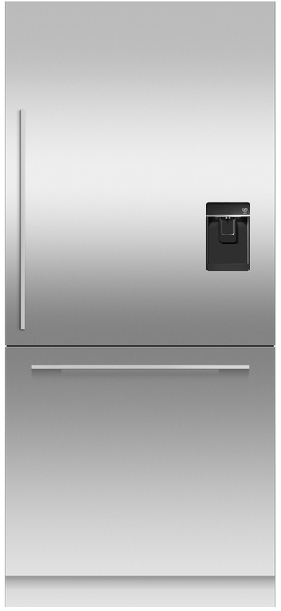 Fisher + Paykel RS9120WRU2 Integrated Fridge Freezer Right Door 900mm - Ice + Water - water dispense - Image 2
