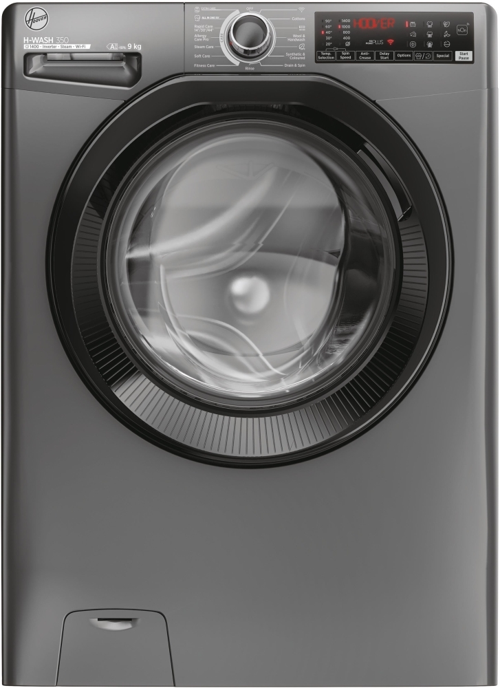 Hoover H3WPS496TAMBR680 Washing Machine - 9kg - 1400 Spin - Grey - A Rated H3WPS496TAMBR680