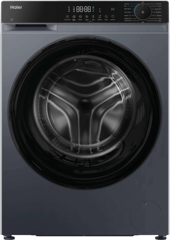 Haier X Series 5 Hw100Bp14357Guuk 10Kg Washing Machine With 1400 Rpm Spin, Wifi Connected, Graphite, A Rated - Image 3
