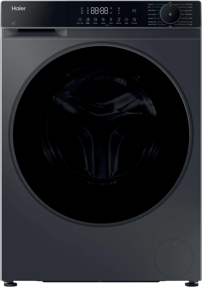Haier - HWD90BP14357GTUK - Washer Dryer - 8kg Wash 5kg Dry - 1400 Spin - Grey HWD90BP14357GTUK