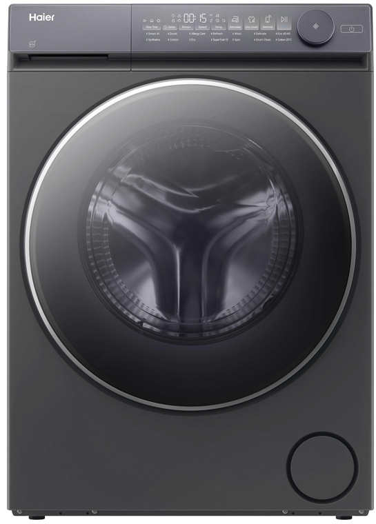 Haier 9kg/6kg Washer Dryer - Front Load - 1400 RPM - Grey HWD90-B14367GUUK
