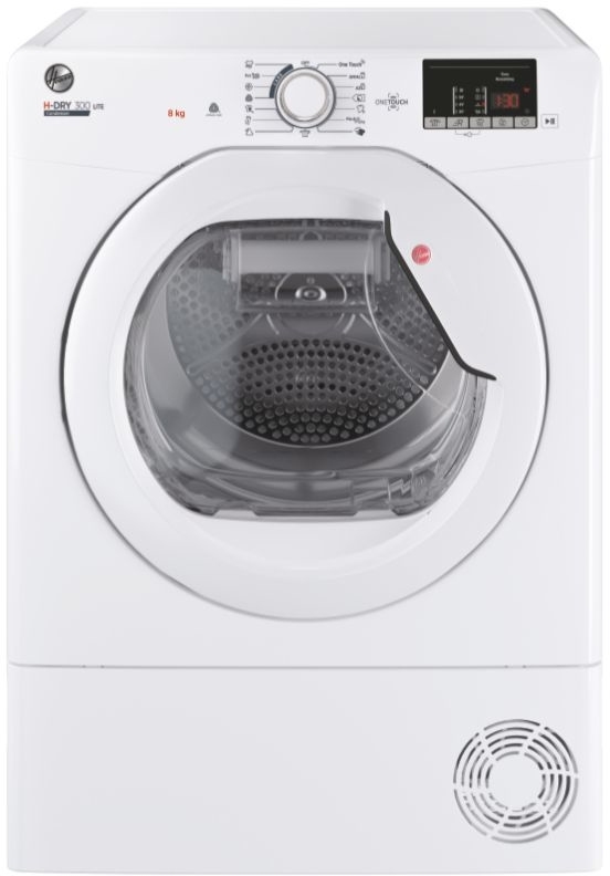 Hoover 8 kg Condenser Tumble Dryer - White - B Rated HLE C8DE