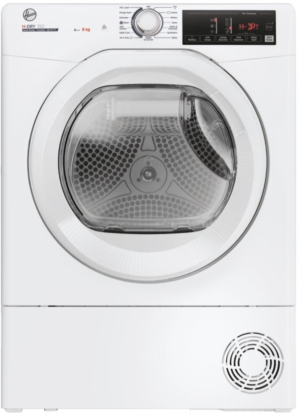 Hoover H-Dry 350 Heat Pump Tumble Dryer 9kg in White with Wi-Fi and hOn App Connectivity - Image 2