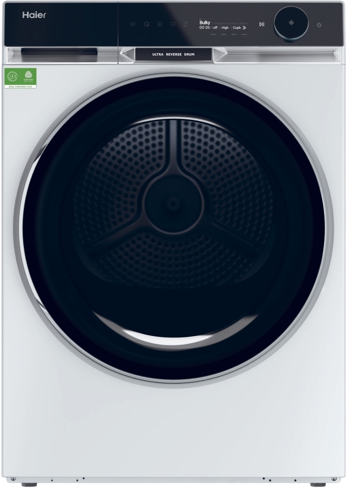 Haier - HD90-A3Q397U1 - Heat Pump Tumble Dryer - 9kg - White HD90-A3Q397U1