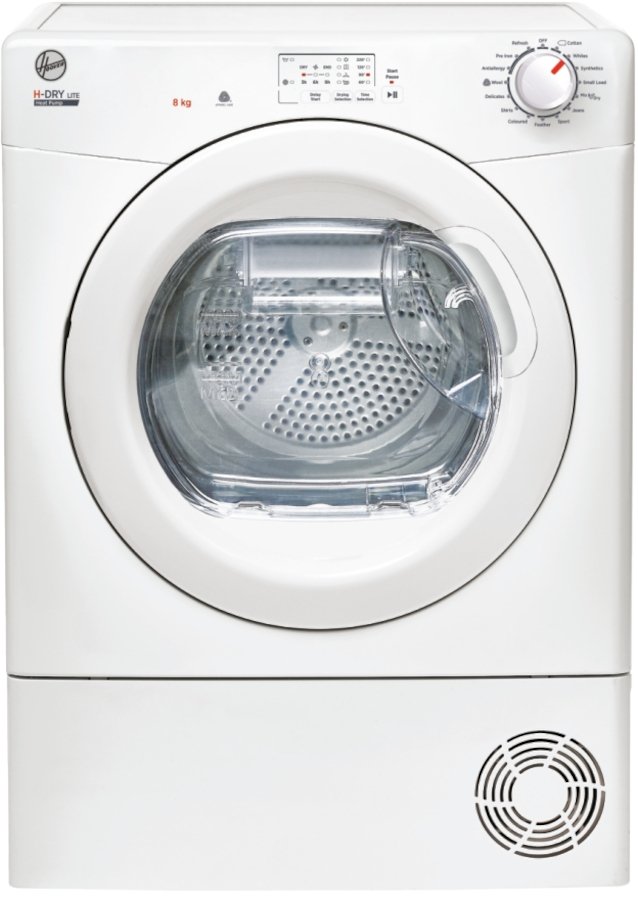 Hoover H-Dry 300 Hleh8a1le 8Kg A+ Heat Pump White Freestanding Tumble Dryer With Water Container Inside Door - Image 8