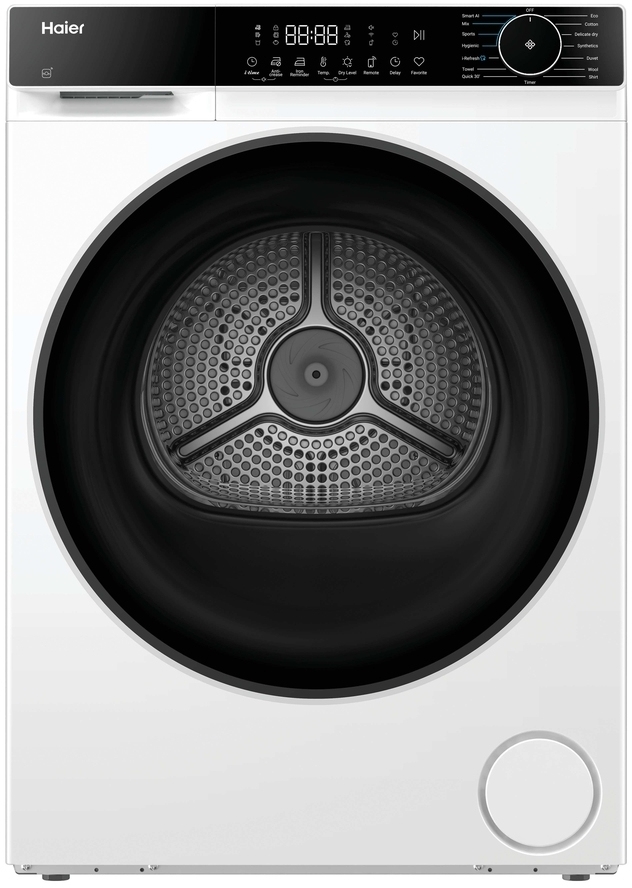 Haier 12kg Freestanding Heat Pump Tumble Dryer in White HD120E357U1UK