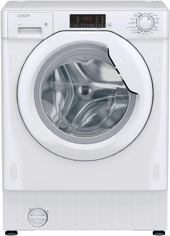 Candy CBD 485D13-80 Integrated Washer Dryer - 8kg Wash / 5kg Dry - 1400 Spin - White - E Rated CBD 485D13-80
