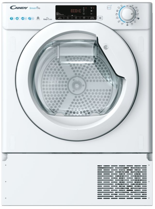 Candy 7kg Integrated Heat Pump Tumble Dryer - White BCTD H7A1TE-80
