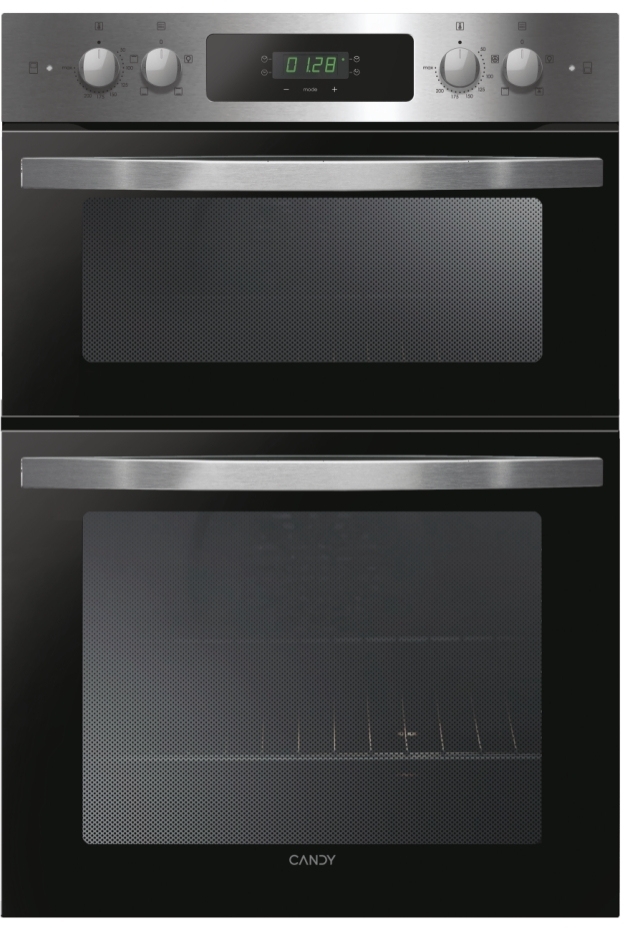 Candy FCI9D405X Built-In Electric Double Oven - 70L Total Capacity - Stainless Steel FCI9D405X