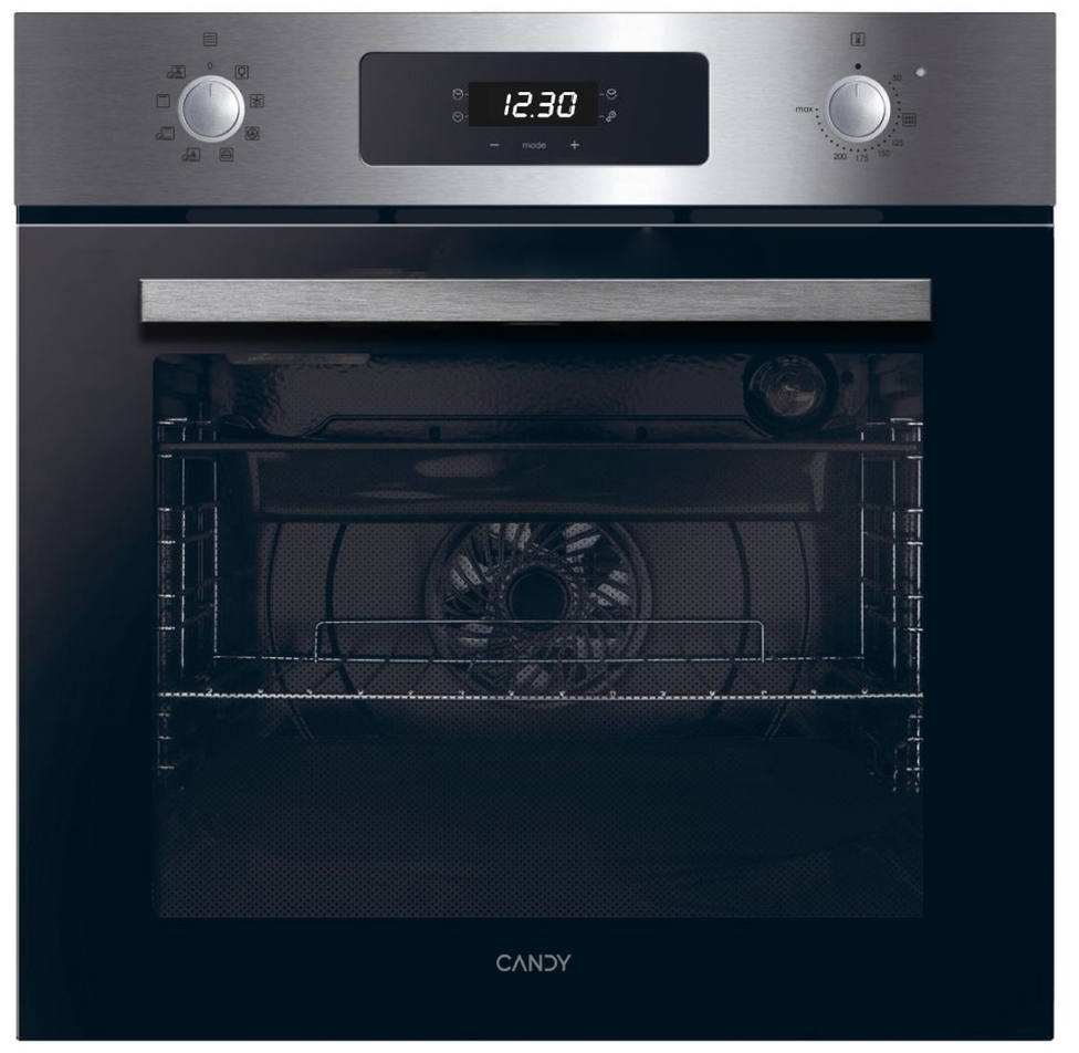 Candy CM955NRL/CA Built-In Electric Single Oven - 70L - Black/Stainless Steel F CM955NRL/CA