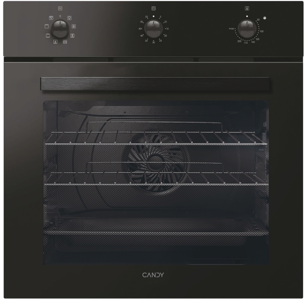 Candy FMICIDC N602/CA Electric Single Oven - 65L - Black - Fan-assisted - 8 Cooking Programs F MCIDC N602/CA
