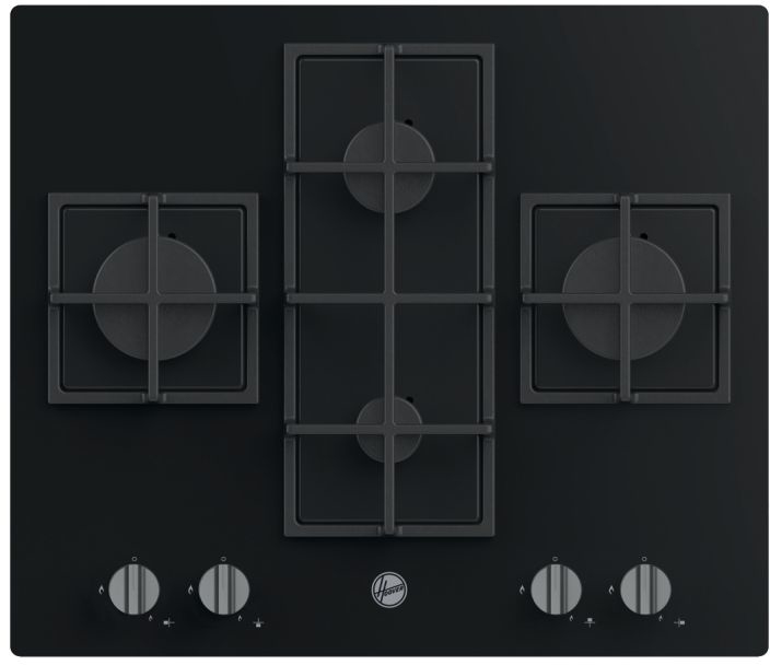 Hoover Hvg6dk3b 60Cm Gas On Glass 4 Burner Gas Hob 33802816 - Image 3